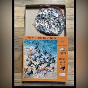 Green Turtle Hatchlings Jigsaw Puzzle